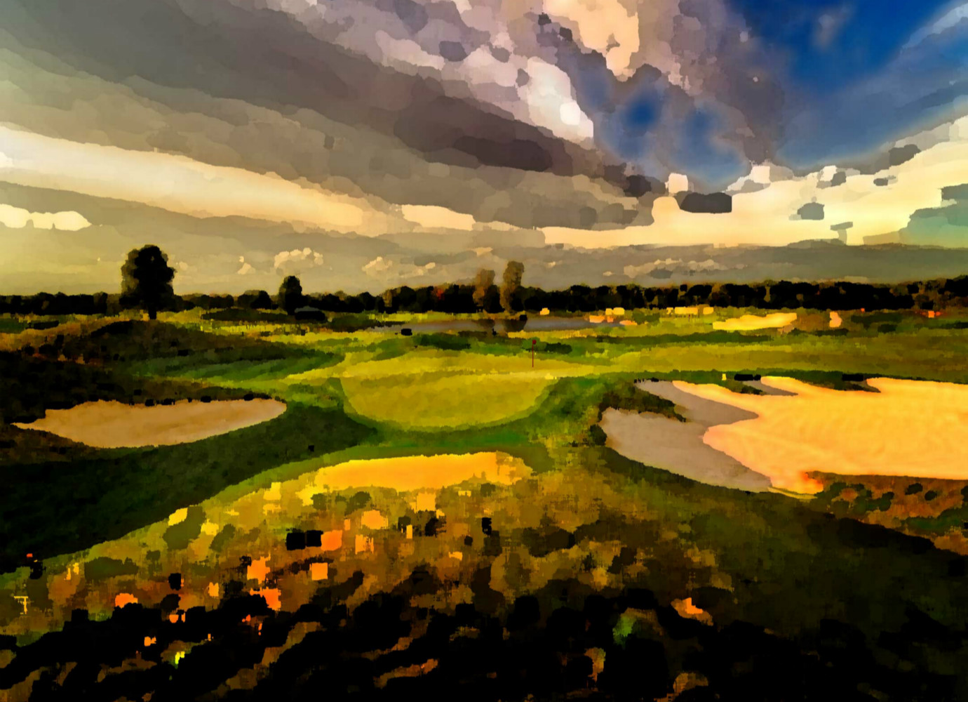Landscape of Golf Course 02